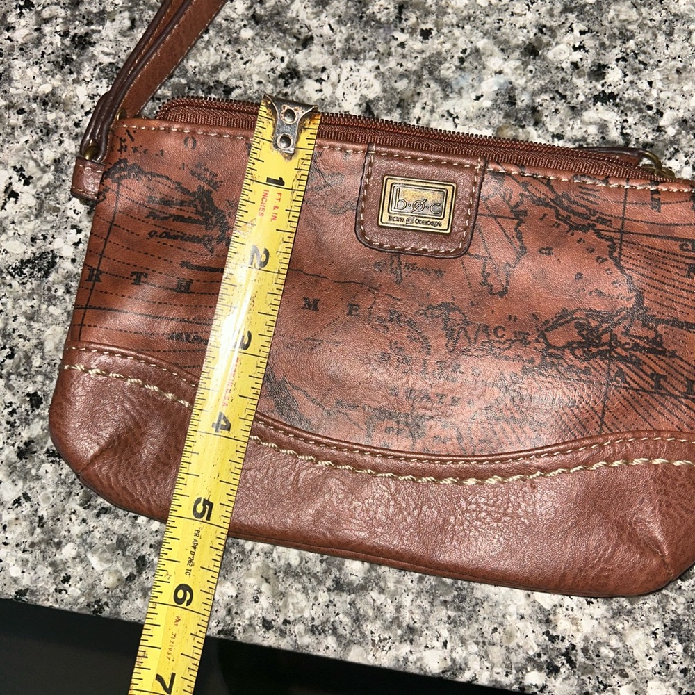 Boc World Map Pattern Wristlet - image 6